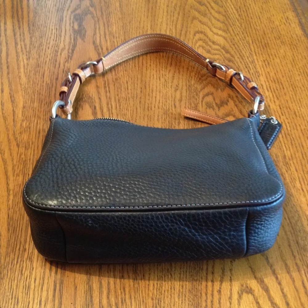 Coach sleek black